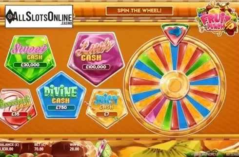 Bonus Game. Fruit Punch Up from Gluck Games