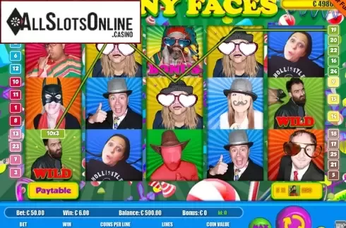 Screen3. Funny Faces from Portomaso Gaming