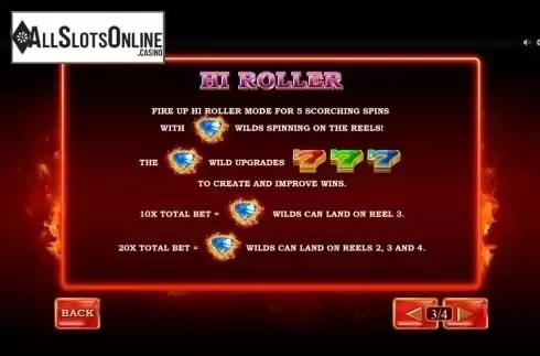 Paytable 3. Gem Heat from Playtech