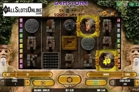 Scatter screen. Gemstone Of Aztec from Fugaso