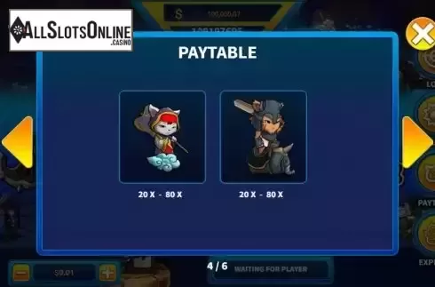 Paytable screen 2
