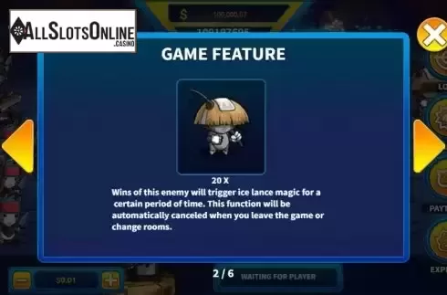Feature screen