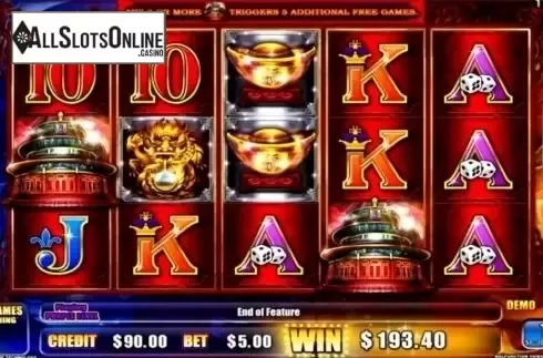 Free Spins. Grand Emperor from Ainsworth