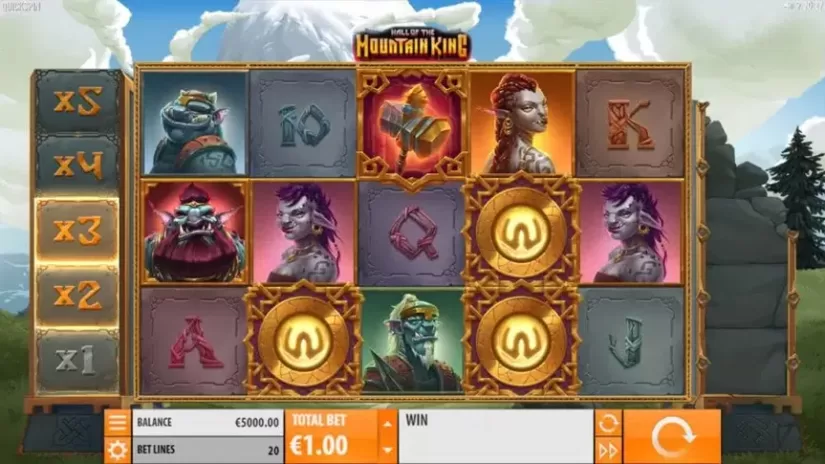 Hall of the Mountain King slot screenshot 1