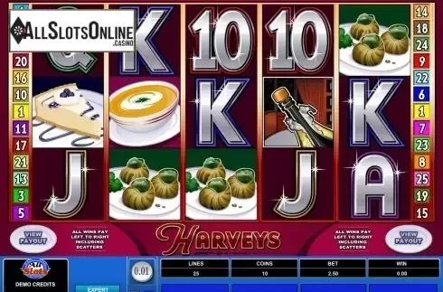 Screen3. Harveys from Microgaming