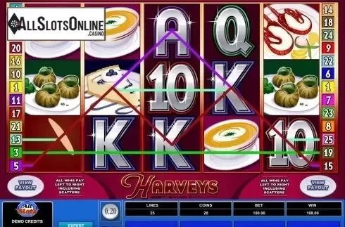 Screen7. Harveys from Microgaming