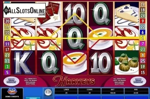 Screen6. Harveys from Microgaming