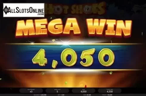 Mega win. Hot Shots from iSoftBet