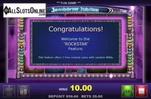 Feature Win. Jamboree Jubilee from edict