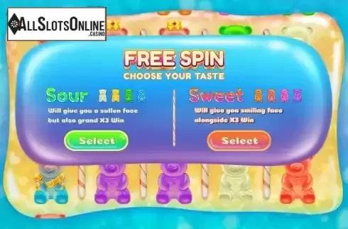 Free Spins screen