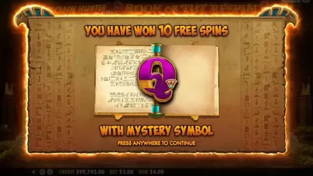John Hunter and the Book of Tut Respin slot screenshot 6