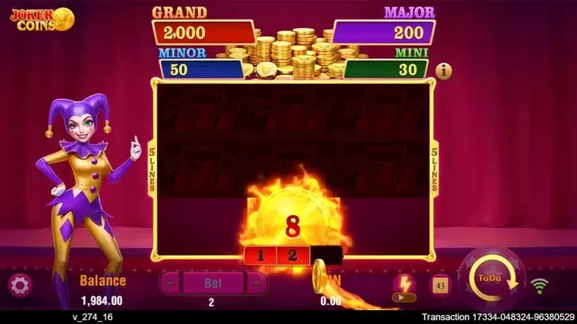 Joker Coins slot screenshot 