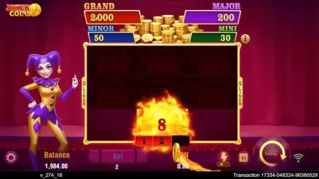 Joker Coins slot screenshot 4