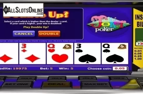 Game Screen. Joker Poker (Betsoft) from Betsoft