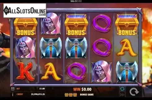 Bonus Game screen