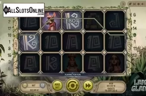 Win Screen. Lama Glama from Spinmatic