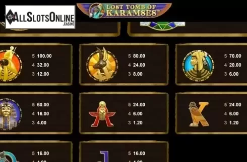 Paytable 2