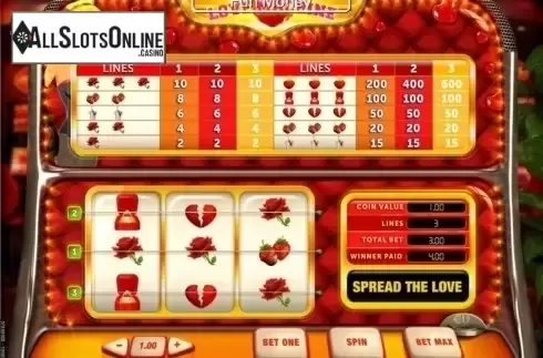 Screen5. Love Machine from SkillOnNet