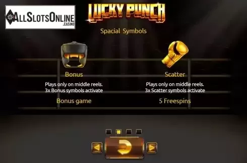Special symbols screen