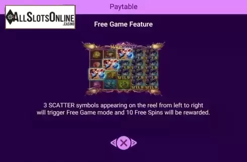 Free Game feature screen