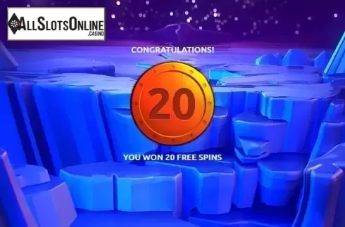 Free spin intro screen. Mammoth (Rakki) from Rakki