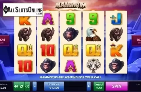 Game Workflow screen. Mammoth (Rakki) from Rakki