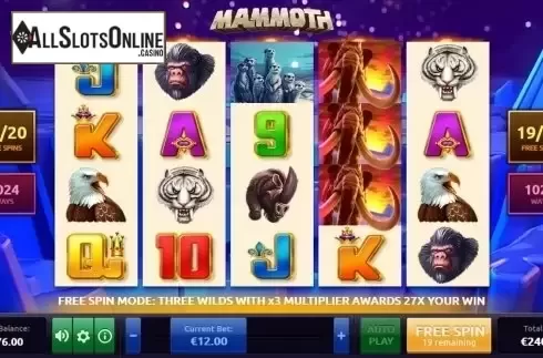 Free Spins Workflow. Mammoth (Rakki) from Rakki