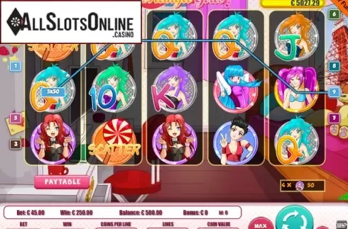 Screen3. Manga Girls (9) from Portomaso Gaming