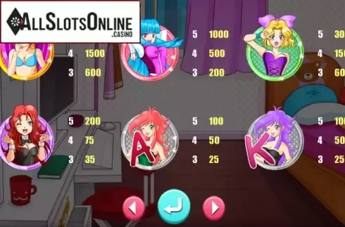 Screen7. Manga Girls (9) from Portomaso Gaming