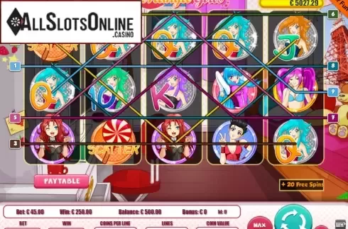 Screen4. Manga Girls (9) from Portomaso Gaming