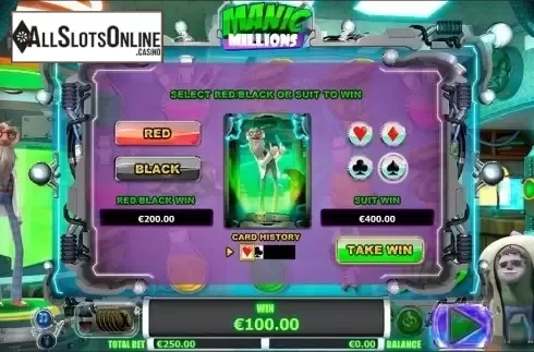 Screen8. Manic Millions from NextGen