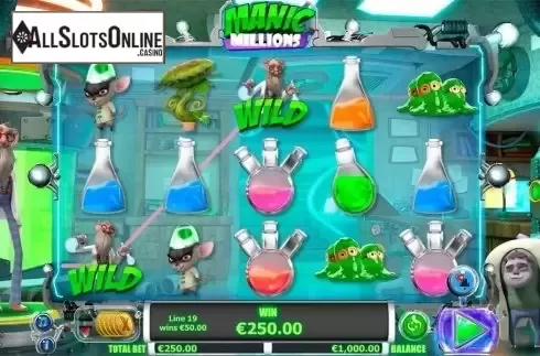 Screen6. Manic Millions from NextGen