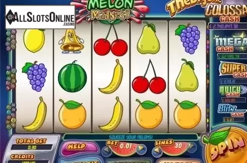 Game Workflow screen. Melon Madness Deluxe from Bwin.Party