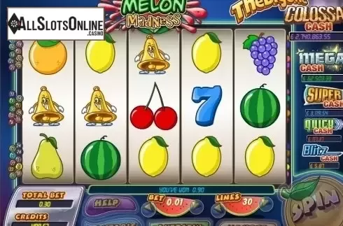 Win Screen . Melon Madness Deluxe from Bwin.Party