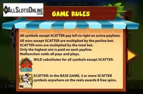 Special symbols screen