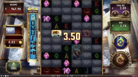 Million Zeus slot screenshot 3