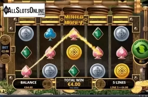 Win Screen 1. Minted Money from Playtech