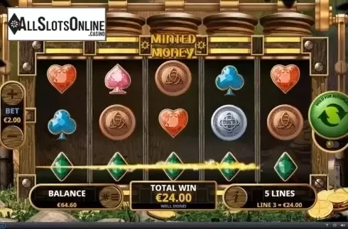 Win Screen 3. Minted Money from Playtech