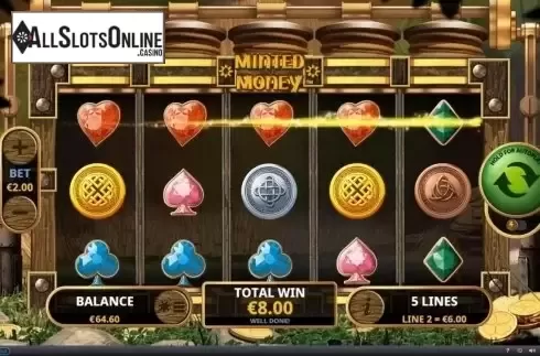 Win Screen 2. Minted Money from Playtech