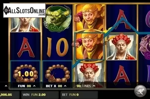 Win screen. Monkey King (JDB168) from JDB168