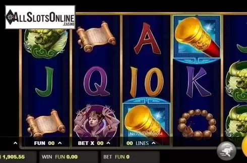 Reel screen. Monkey King (JDB168) from JDB168