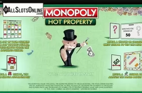 Intro screen