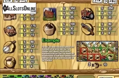 Screen2. Moonshiners Moolah from Rival Gaming