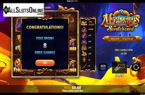 Free Games screen