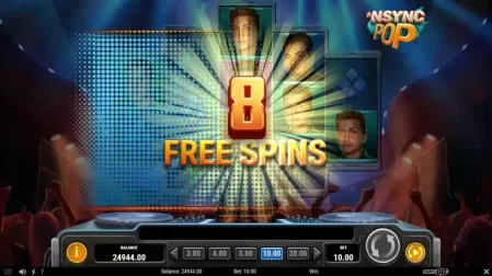 NSYNC Pop slot screenshot 2