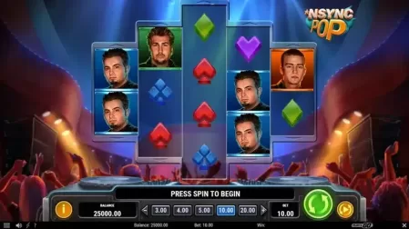NSYNC Pop slot screenshot 1