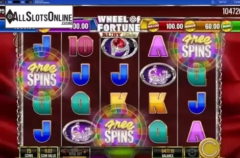 Free Spins Win Screen