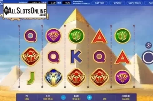 Reel Screen. Pyramidion from IGT