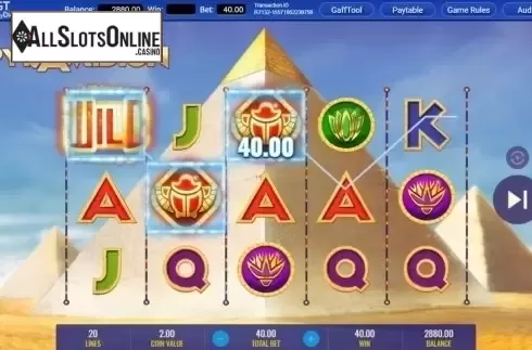 Win Screen 1. Pyramidion from IGT