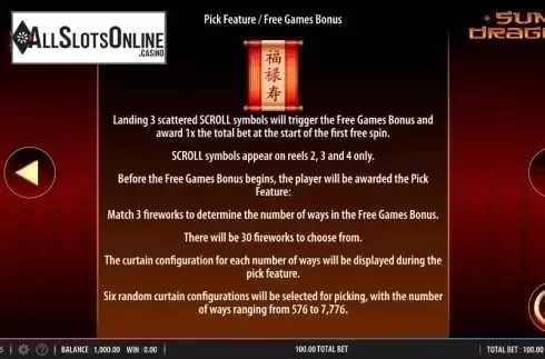 Pick Free Spins 1. Quick Hit Ultra Pays Sun Dragon from Bally